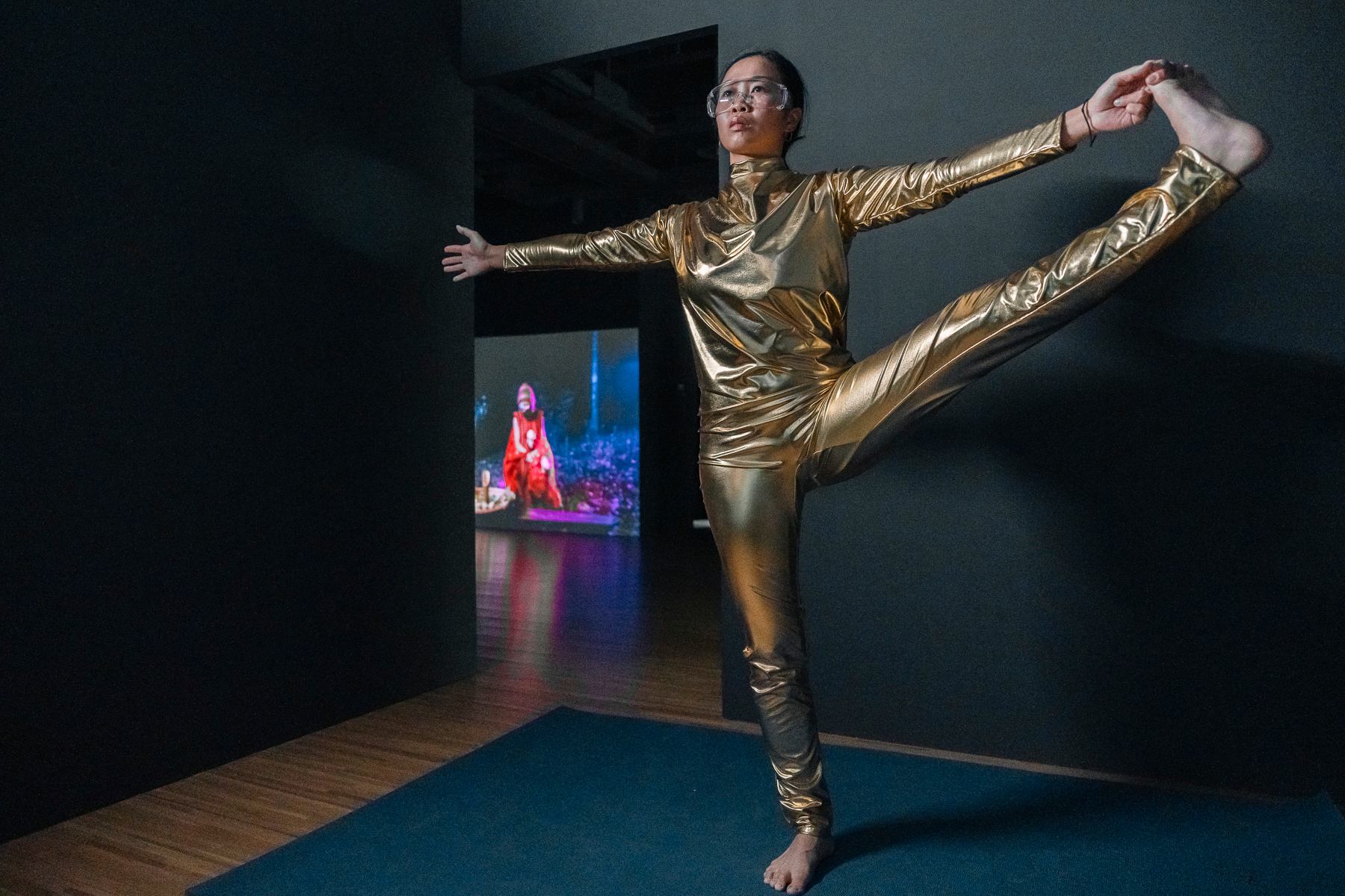 mmersive video artwork blending surreal choreography with ecological critique