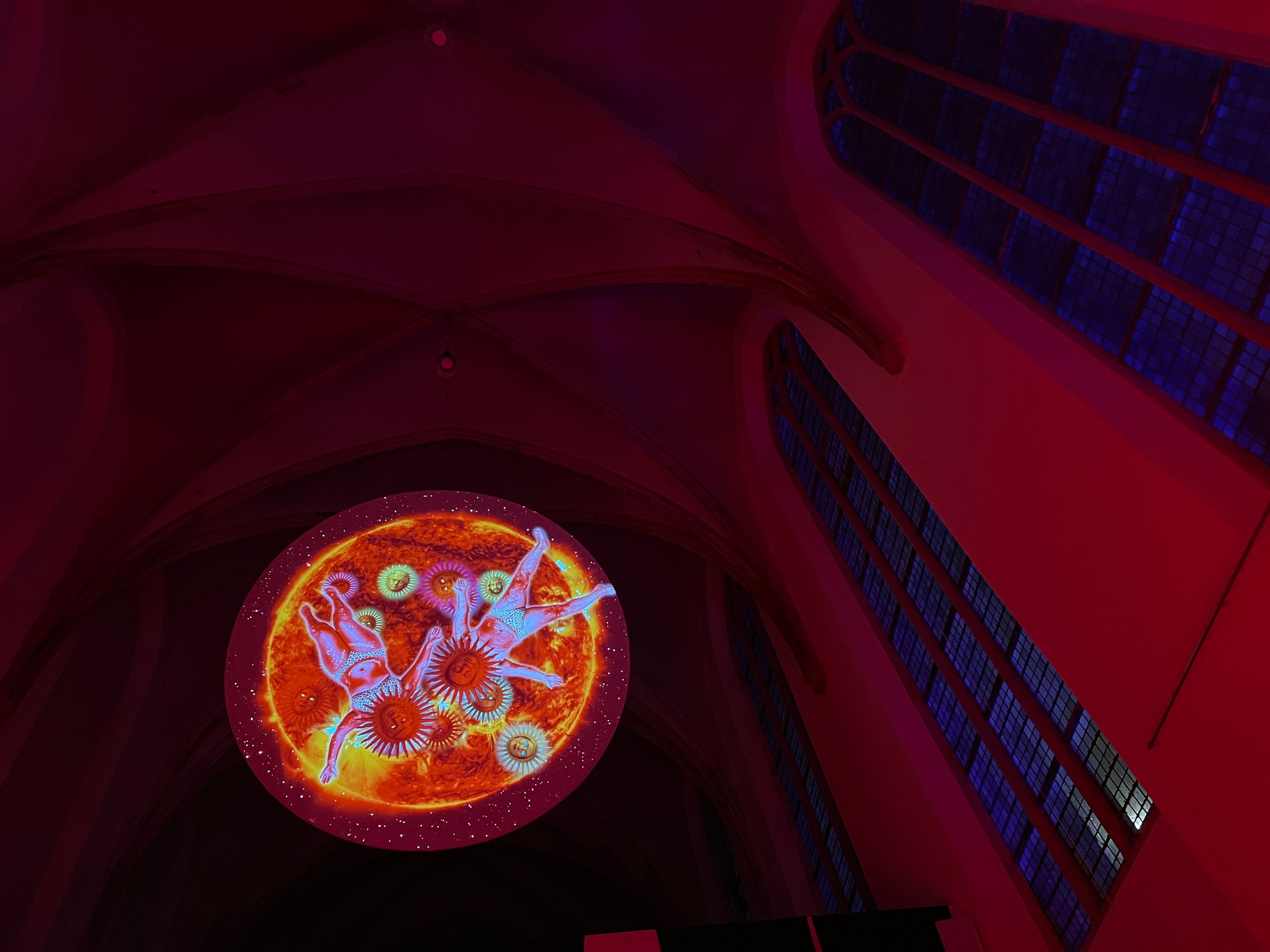 Contemporary sound art installation based on ecological contradiction