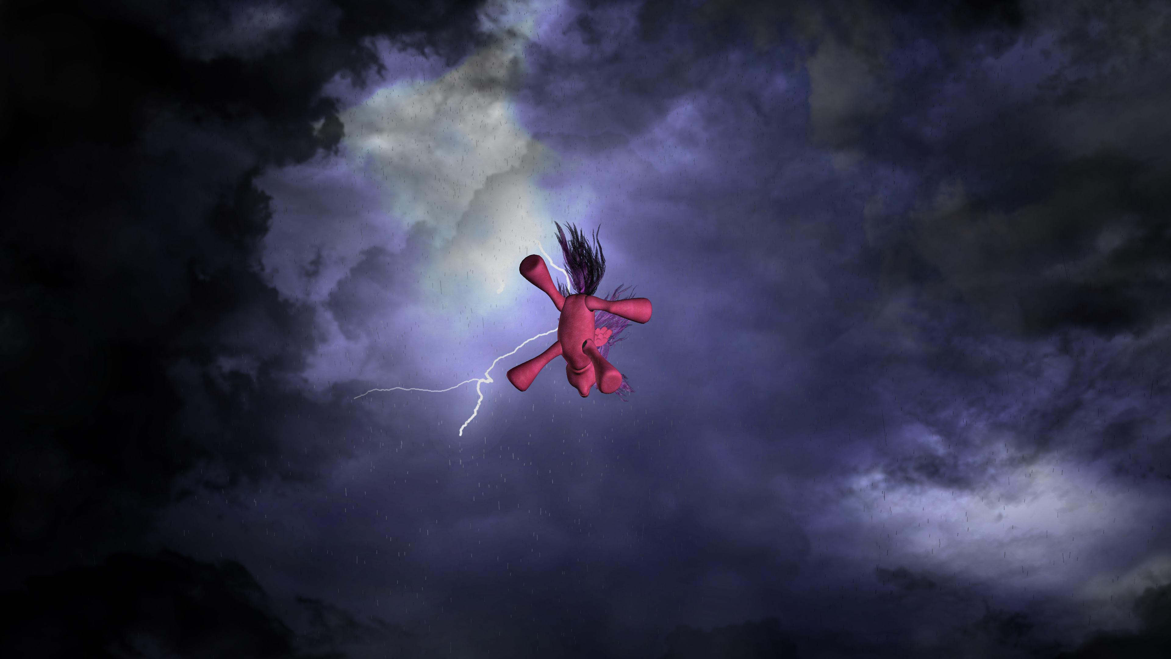 VR still of Abel Tasman figure reimagined in surreal digital museum environment