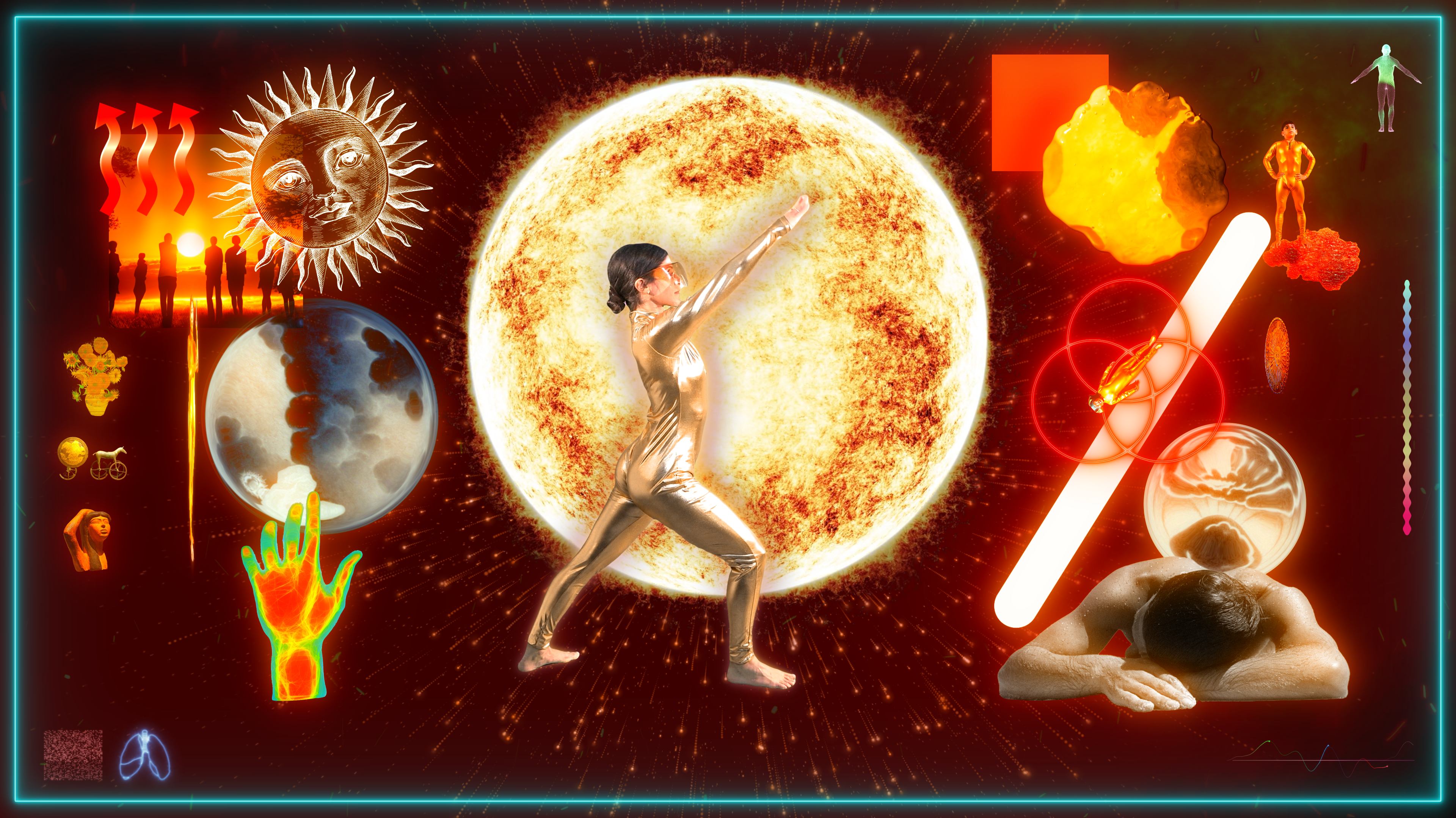 Unfolding is a speculative fiction in immersive art addressing future wellness