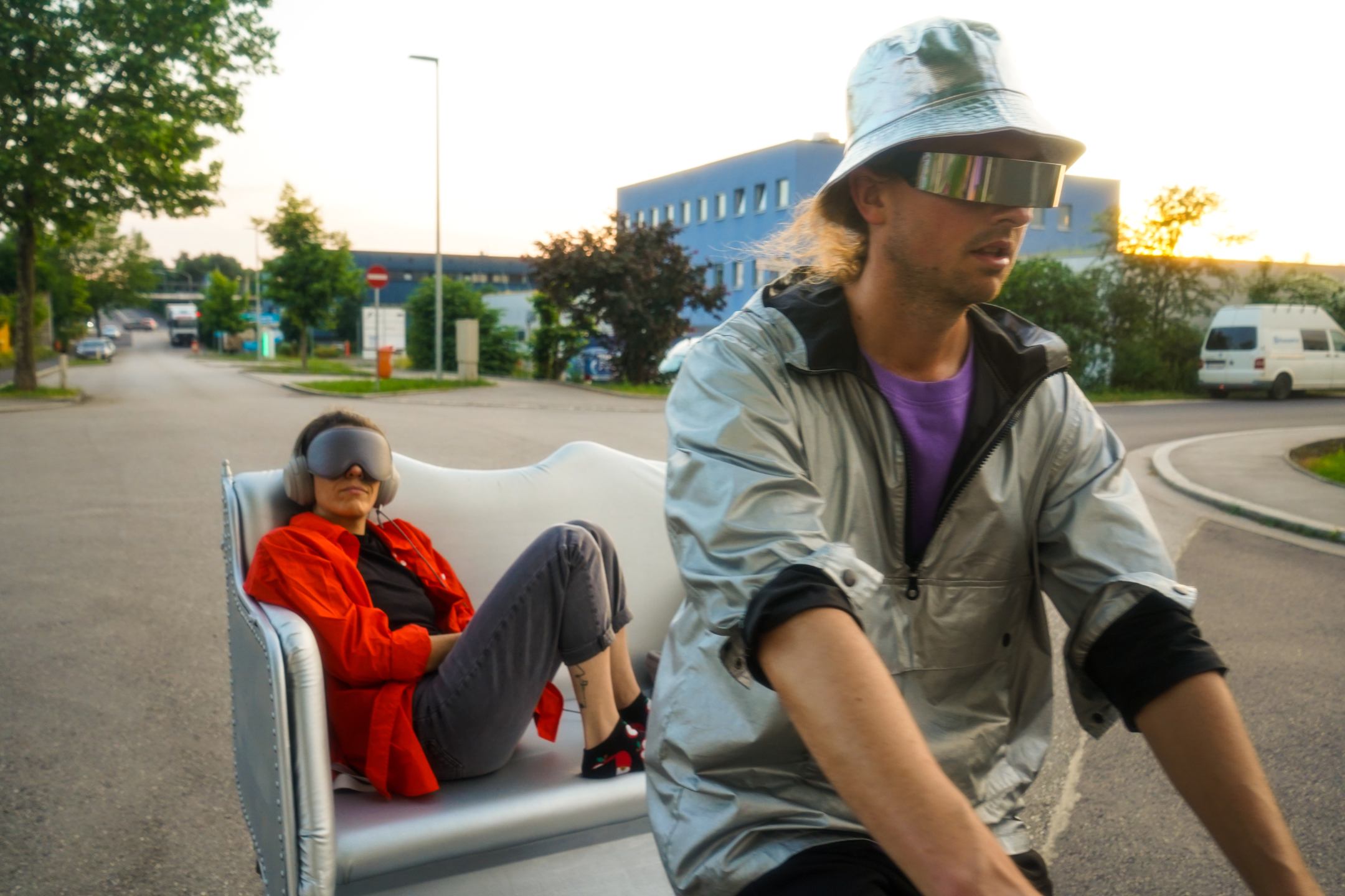 Public art intervention focusing on sensory perception and place